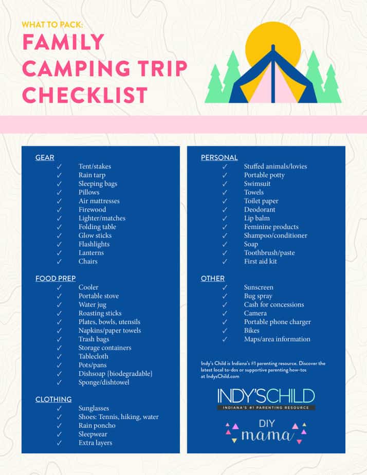 camping checklist