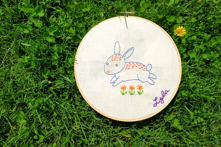 Embroidery Bunny