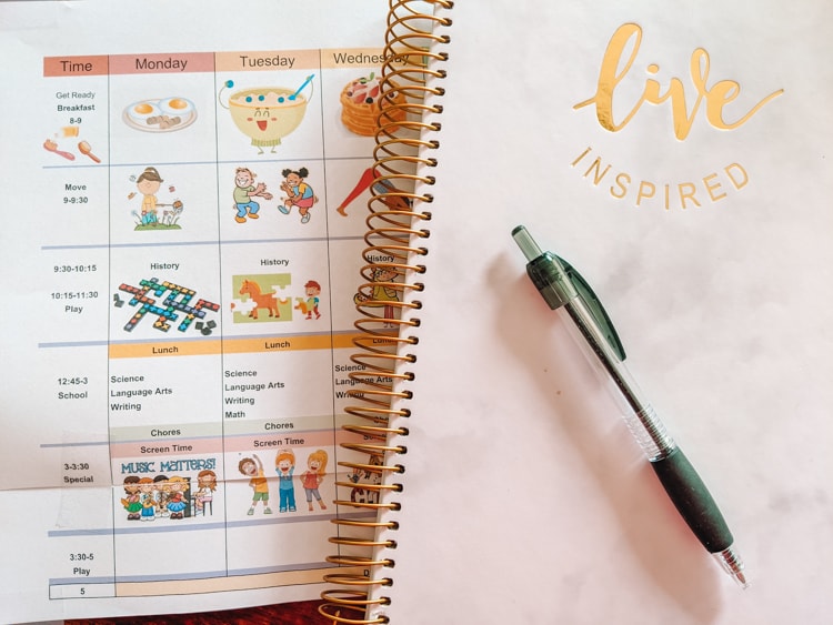 Finding a Homeschool Routine That Works with My Schedule